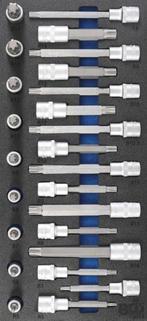 Bgs Technic Tool Tray 1/3: Bit Dop Set 12.5 mm (1/2) Spli..., Verzenden, Nieuw