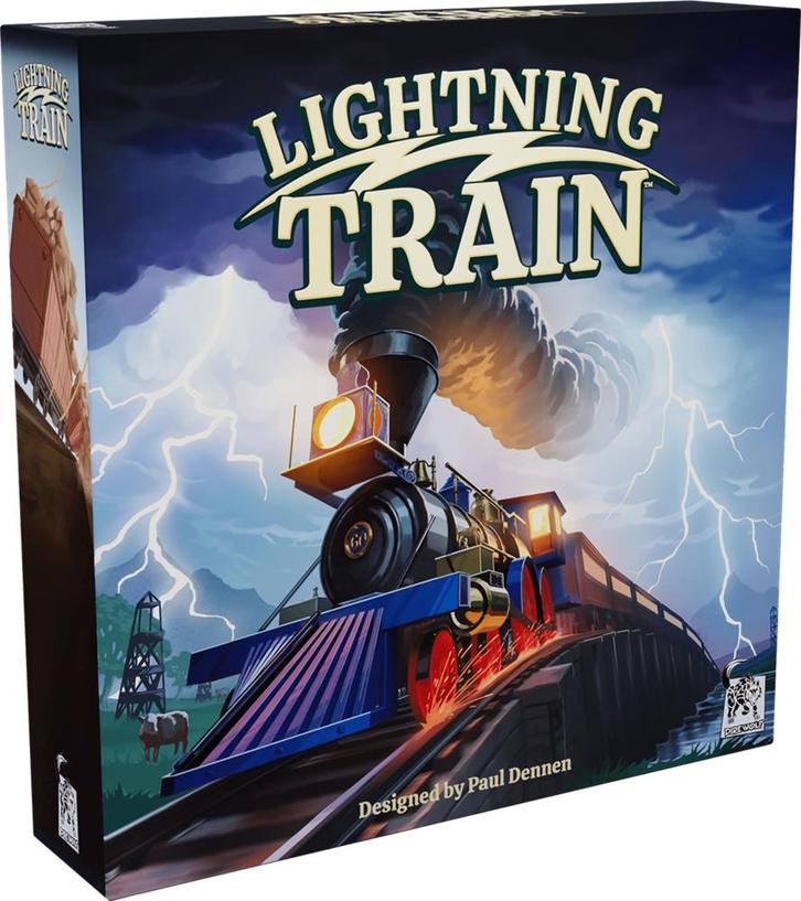 Lightning Train - Board game | Dire Wolf Digital -, Hobby en Vrije tijd, Gezelschapsspellen | Bordspellen, Nieuw, Verzenden