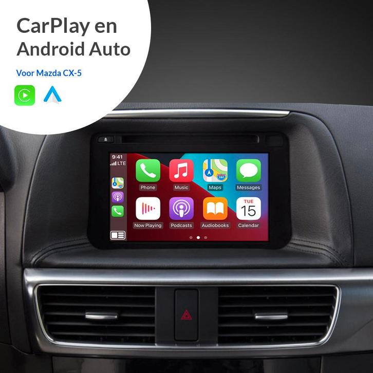 CarPlay & Android Auto voor Mazda - Mazda CX-5 - 03/2015 |, Auto diversen, Auto-accessoires, Verzenden