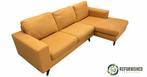 Refurbished 4-zits hoekbank oker geel UMIX 6 mnd garantie!, 250 tot 300 cm, Gebruikt, Hoekbank, 150 cm of meer