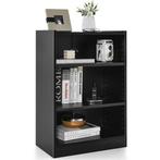 Tweedekans | Coast Open Boekenkast Zwart met schuifbare, Huis en Inrichting, Kasten | Boekenkasten, Ophalen of Verzenden, Zo goed als nieuw