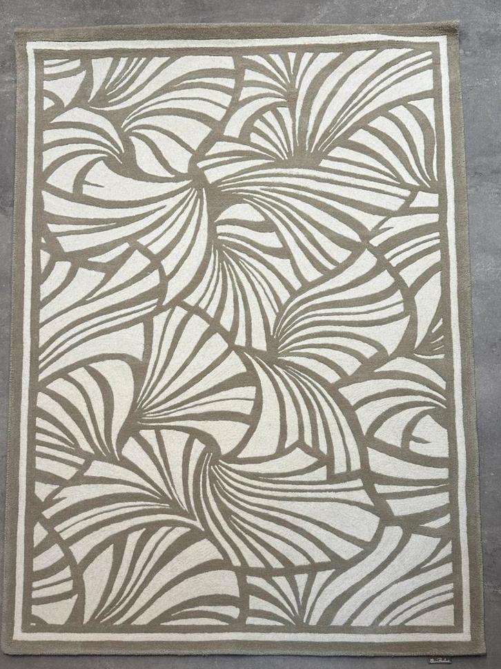 Brink en Campman FB vloerkleed, Japanese Fans Ivory 200x280, Huis en Inrichting, Stoffering | Tapijten en Kleden, 200 cm of meer