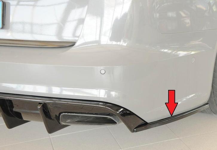 Rear Side Splitters V.2 voor Audi A6 C7.5 Facelift S line, Auto-onderdelen, Carrosserie en Plaatwerk, Links, Rechts, Nieuw, Audi