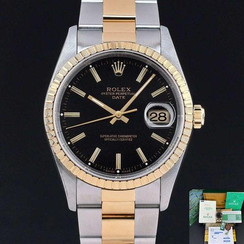 Rolex - Oyster Perpetual Date - 15223 - Unisex - 1993, Sieraden, Tassen en Uiterlijk, Horloges | Heren