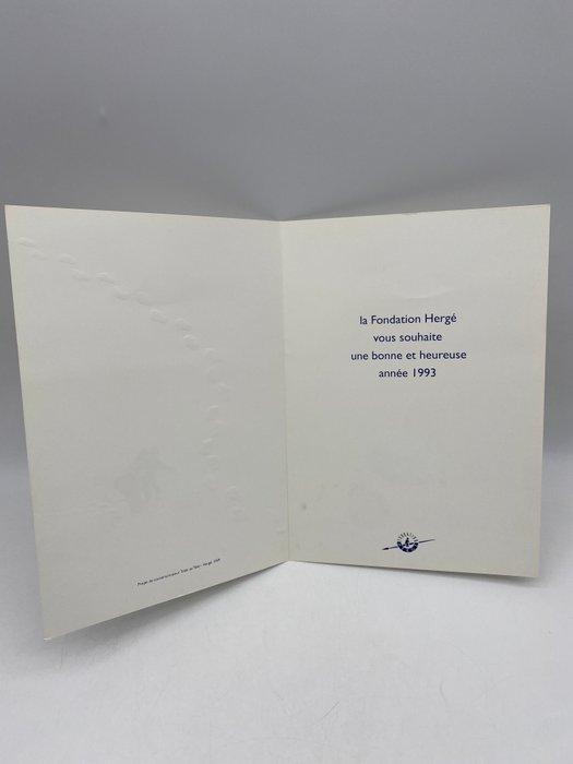 Tintin kaart van wensen - Fondation Hergé - 1993, Boeken, Stripboeken