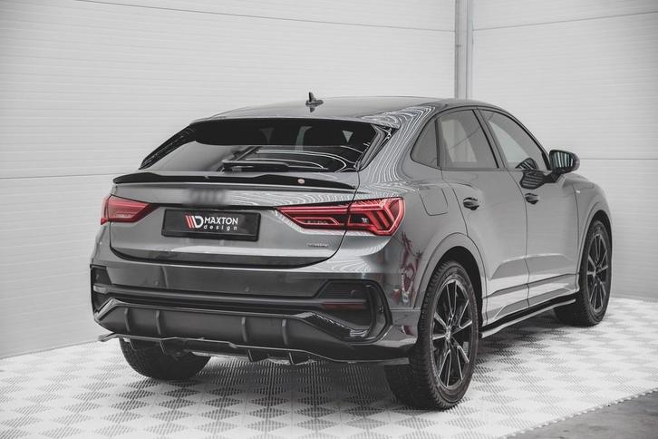 Central Rear Splitter voor Audi Q3 F3 S line Sportback, Auto diversen, Tuning en Styling, Ophalen of Verzenden