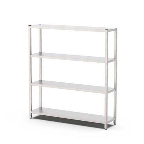 HCB Opbergrek - stelling - 160 x 40 x 180 cm - RVS, Zakelijke goederen, Horeca | Keukenapparatuur, Nieuw in verpakking, RVS Meubilair