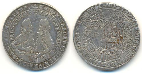 1/2 taler, daalder 1617 Sachsen Coburg Eisenach:, Postzegels en Munten, Munten | Europa | Niet-Euromunten, Verzenden