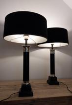 Eichholtz - Tafellamp (2) - Monaco - Metaal, Fluweel -