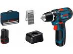 Bosch - GSR 12V-15 - Cordless Drill Driver - Complete Set, Verzenden, Zo goed als nieuw