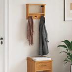 vidaXL Wandkapstok SANDNES 45x12x35 cm massief grenenhout, Huis en Inrichting, Woonaccessoires | Kapstokken, Verzenden, Nieuw