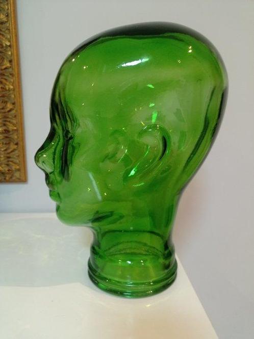 Cabeza maniquí - Figuur - Kristal, Antiek en Kunst, Curiosa en Brocante