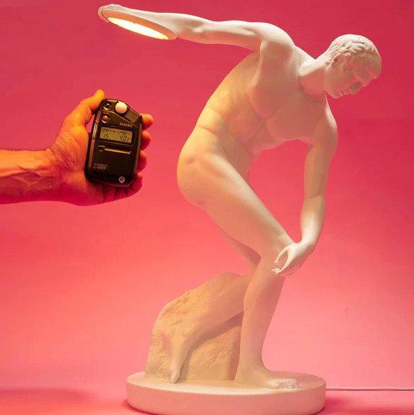 Seletti - Uto Balmoral - Lamp - Discobolux-lamp - Hars, Antiek en Kunst, Antiek | Lampen