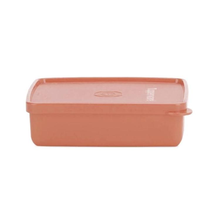 Tupperware Broodtrommel Vierkant Zalm, Huis en Inrichting, Keuken | Tupperware, Nieuw, Ophalen of Verzenden