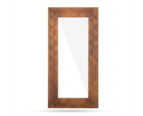 Spiegel Julia 120x60 cm mangohout - Bruin | Meubelplaats, Huis en Inrichting, Woonaccessoires | Spiegels, Ophalen of Verzenden