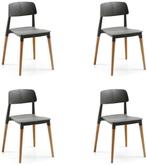 Showmodel - LaForma Rigel - Stoel - Grijs - Set van 4, Huis en Inrichting, Stoelen, Verzenden, Nieuw