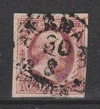Postzegel Ned 1852 Nr.2 gebruikt zie omschrijving (1401), Postzegels en Munten, Postzegels | Nederland, Verzenden, T/m 1940, Gestempeld