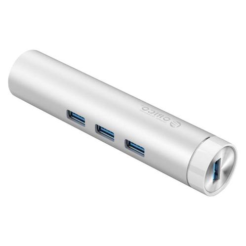 Orico USB-C Hub - 3x USB-A - RJ45 Gigabit Ethernet poort -, Computers en Software, Netwerk switches, Nieuw, Ophalen of Verzenden