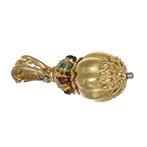 Hanger - 18 karaat Geel goud - 0.48ct. tw. Topaas, Sieraden, Tassen en Uiterlijk, Antieke sieraden