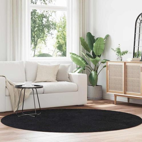 NAVARRA Zwart Rond Vloerkleed - Tweedekansje - Super Deal!, Huis en Inrichting, Stoffering | Tapijten en Kleden, 200 cm of meer