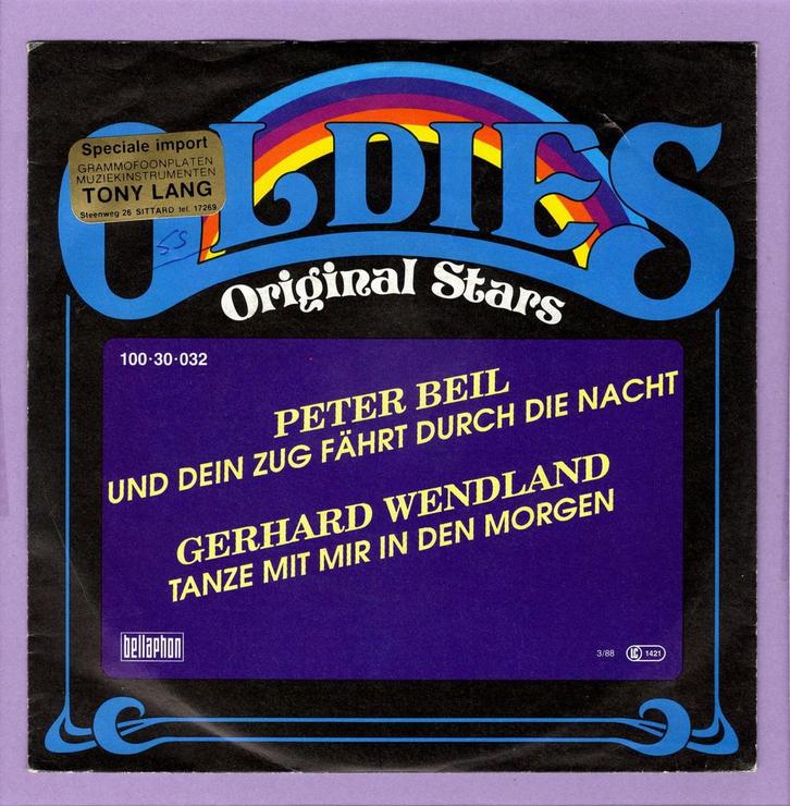 Peter Beil – Und Dein Zug Fährt Durch Die Nacht / Gerhard We, Cd's en Dvd's, Vinyl Singles, Ophalen of Verzenden