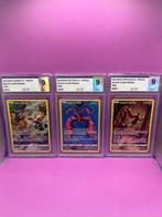 Wizards of The Coast - 3 Graded card - Moltres + Zapdos +, Nieuw