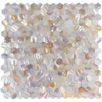 Zelfklevende Mozaïek Tegel - Afimera Mother of Pearl Hexagon, Huis en Inrichting, Ophalen of Verzenden, Nieuw