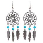 Fako Bijoux® - Oorbellen - Dromenvanger - Lichtblauw Trio, Sieraden, Tassen en Uiterlijk, Oorbellen, Verzenden, Nieuw