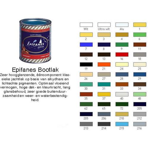 Epifanes Epifanes bootlak kleur 0,75 l, 7, blik, Doe-het-zelf en Verbouw, Verf, Beits en Lak, Nieuw, Verzenden