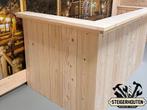 Steigerhouten Hoek Bar - Balie - Toonbank, Nieuw, Inclusief barstoelen, Ophalen