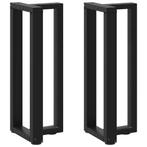 vidaXL Console tafelpoten 2 st T-vormig 25x28x(72-73) cm, Huis en Inrichting, Verzenden, Nieuw