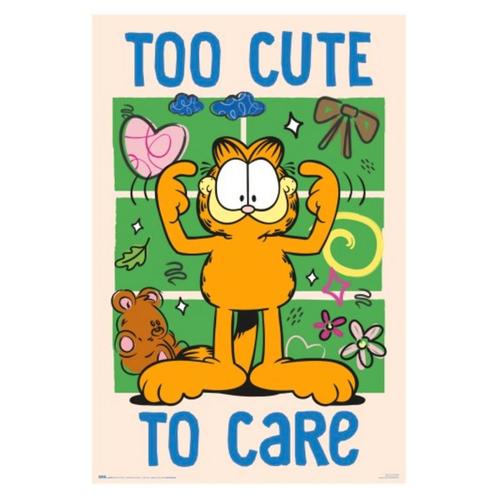 Poster Garfield - To Cute to Care 61x91,5cm, Verzamelen, Posters, Nieuw, A1 t/m A3, Verzenden