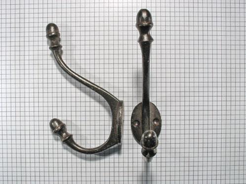 Hoed en jashaak met eikel, ijzer geroest, Huis en Inrichting, Woonaccessoires | Kapstokken, Verzenden