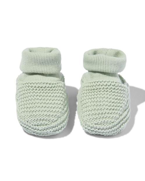HEMA Newborn sloffen gebreid blauw, Kinderen en Baby's, Babykleding | Overige, Nieuw, Verzenden