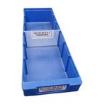Stellingbak kunststof 495x150x80 mm blauw, gebruikt, Zakelijke goederen, Ophalen of Verzenden