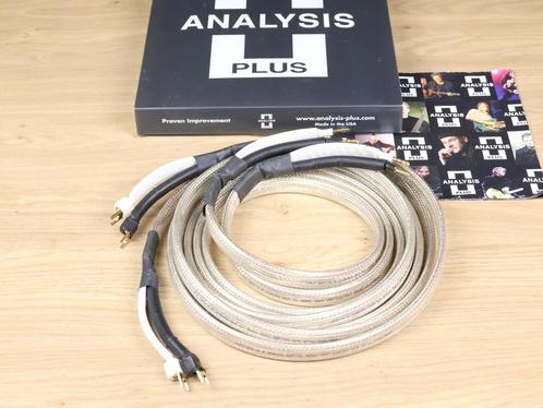 Analysis Plus Big Silver Oval highend audio speaker cables 3, Audio, Tv en Foto, Audiokabels en Televisiekabels, Overige kabels