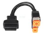 OBDSTAR Harley Davidson 4+6 Pins OBD - 16 Pins OBD2 Verloopk, Auto diversen, Verzenden, Nieuw