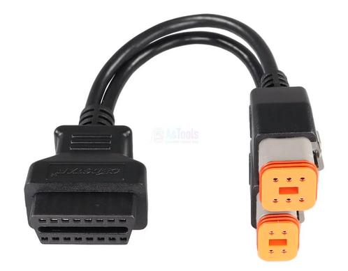 OBDSTAR Harley Davidson 4+6 Pins OBD - 16 Pins OBD2 Verloopk, Auto diversen, Autogereedschap, Nieuw, Verzenden