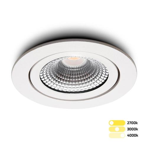 Ledisons LED-inbouwspot Vivaro wit tri-color, Huis en Inrichting, Lampen | Spots