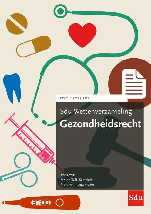 Sdu Wettenverzameling Gezondheidsrecht. Editie 9789012408950, Boeken, Studieboeken en Cursussen, Zo goed als nieuw, Verzenden