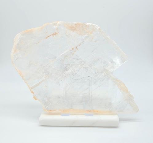 Mariaglas (heldere seleniet) zie filmpje, Verzamelen, Mineralen en Fossielen, Ophalen of Verzenden