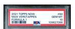2021 Topps Now F1 Max Verstappen #84 - Where it all Began, Nieuw