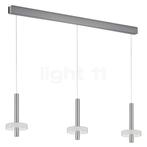 Helestra Kea Hanglamp LED 3-lichts, nikkel mat (Hanglampen), Verzenden, Nieuw