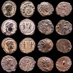 Romeinse Rijk. Lot comprising eight (8) AE coins: