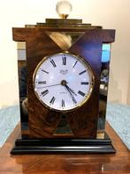 Tafelklok - Art Deco Hout, Chroom - 1940-1950, Antiek en Kunst