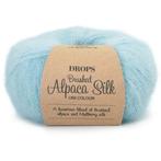 DROPS Brushed Alpaca Silk Uni Colour - 15 licht zeegroen -, Hobby en Vrije tijd, Breien en Haken, Ophalen of Verzenden, Nieuw