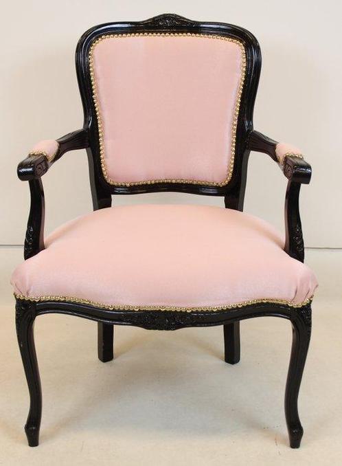 Fauteuil - Hout, Fabric, Antiek en Kunst, Antiek | Overige Antiek