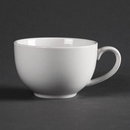 Porselein Wit Koffie Kopjes 24 cl (Stuks 12), Zakelijke goederen, Horeca | Overige, Verzenden