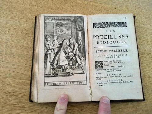 Molière - Les oeuvres de Monsieur de Molière enrichies de, Antiek en Kunst, Antiek | Boeken en Bijbels