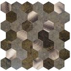 Zelfklevend Mozaïek Hexagon Koper, Huis en Inrichting, Ophalen of Verzenden, Nieuw
